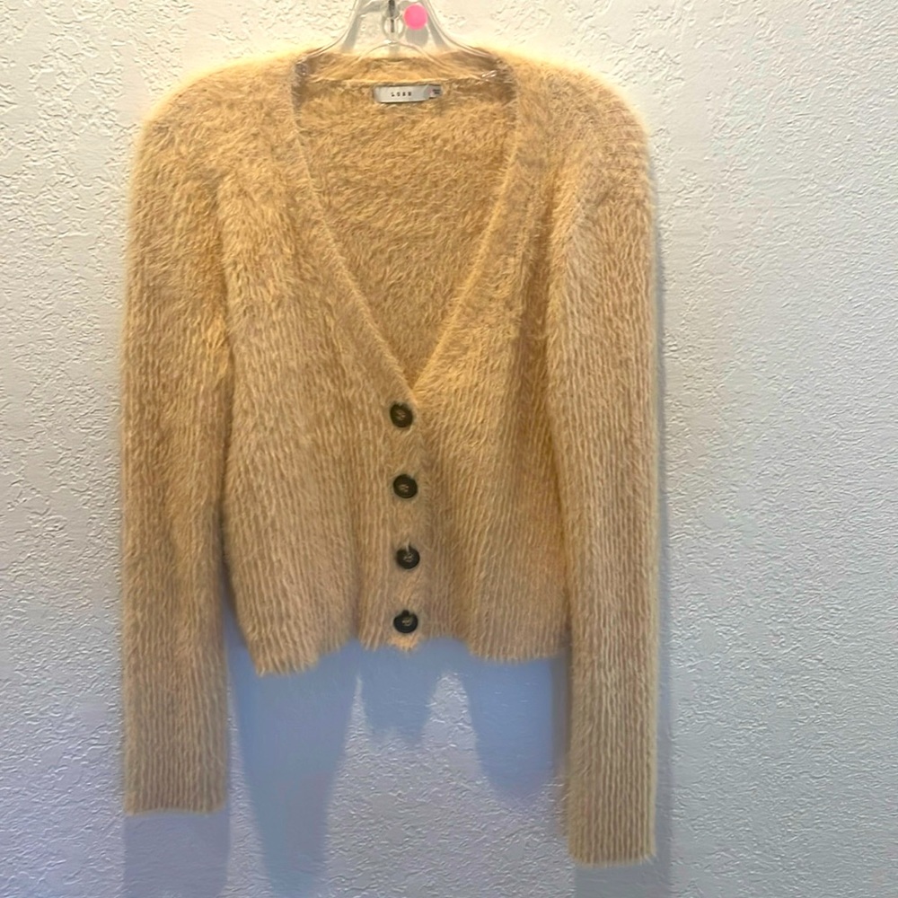 Lush cardigan, small, blush color